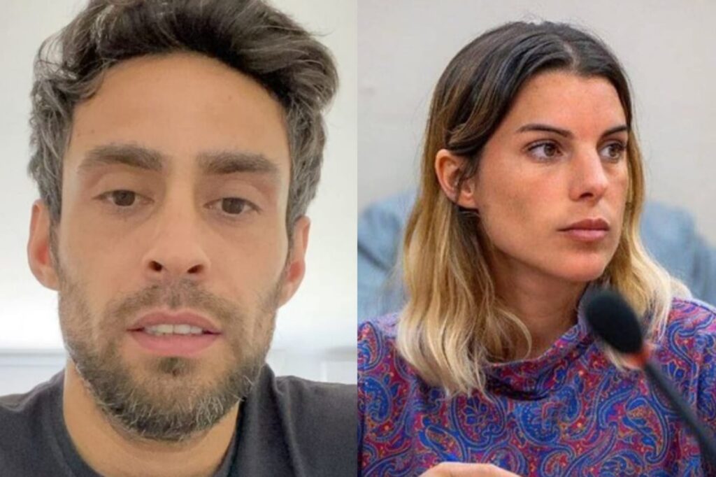 Primer plano a Jorge Valdivia y Maite Orsini