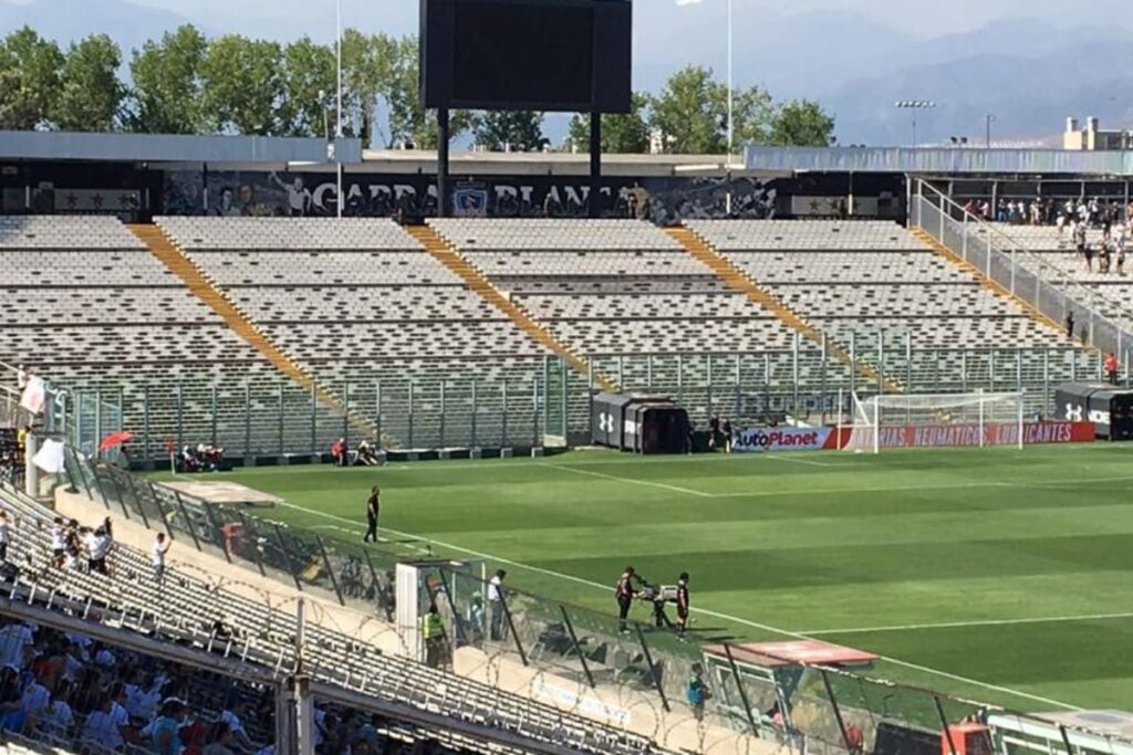 Sector Norte del Estadio Monumental.