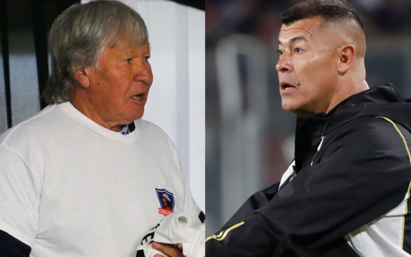 Primer plano a Leonel Herrera y Jorge Almirón