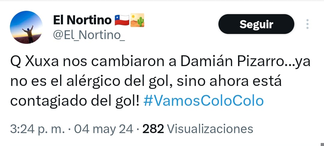 Hinchas llenan de elogios a Damián Pizarro con comentarios en X (ex Twitter).