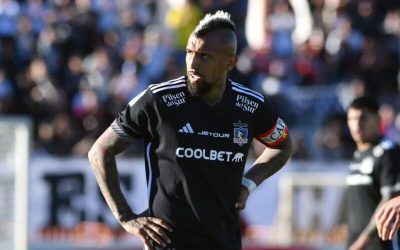 Primer plano a Arturo Vidal en el duelo ante Cobresal