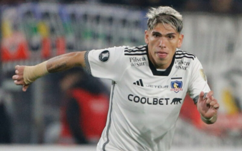 El jugador de Colo-Colo, Carlos Palacios