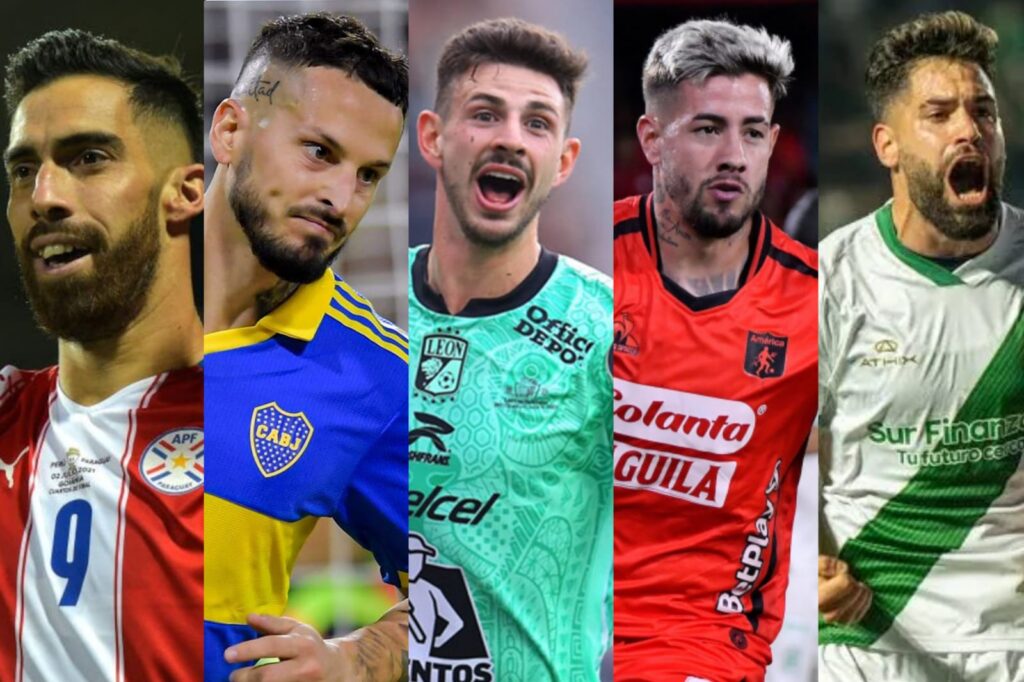 Gabriel Ávalos, Darío Benedetto, Lucas Di Yorio, Rodrigo Holgado y Milton Giménez.