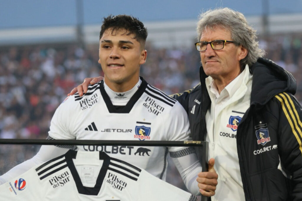 Damián Pizarro y Daniel Morón en el Estadio Monumental
