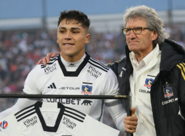 Damián Pizarro y Daniel Morón en el Estadio Monumental
