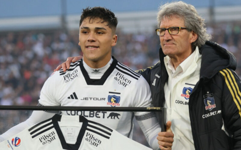 Damián Pizarro y Daniel Morón en el Estadio Monumental