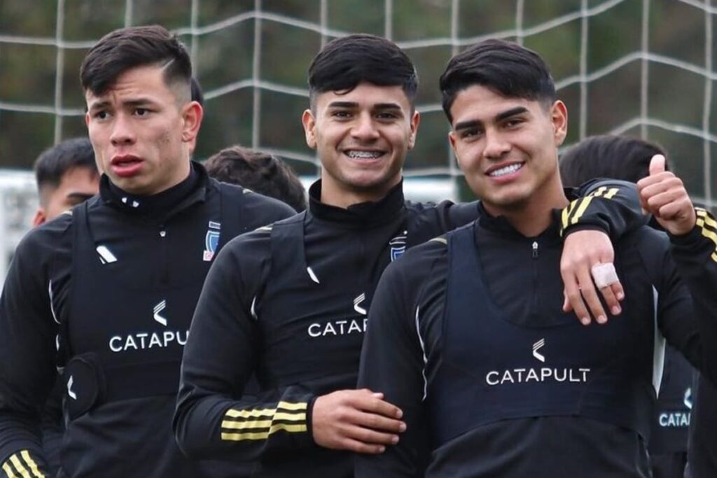 Santiago Bravo y Matías Pinto con Colo-Colo Proyección.