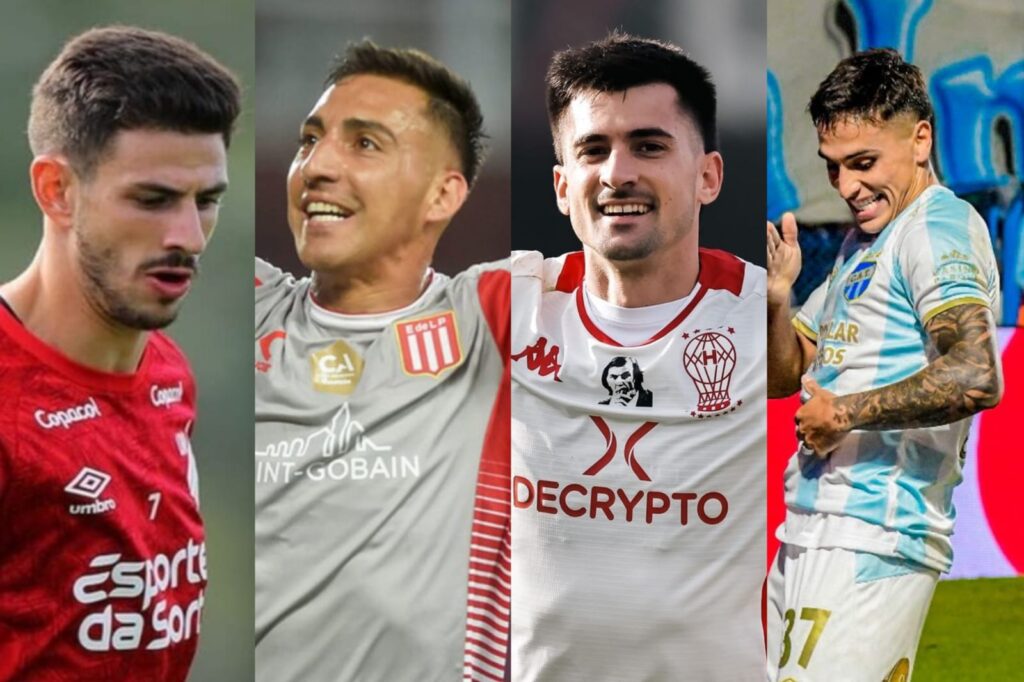 Lucas Di Yorio, Javier Correa, Ignacio Pussetto y Mateo Coronel