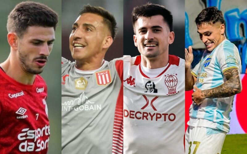Lucas Di Yorio, Javier Correa, Ignacio Pussetto y Mateo Coronel