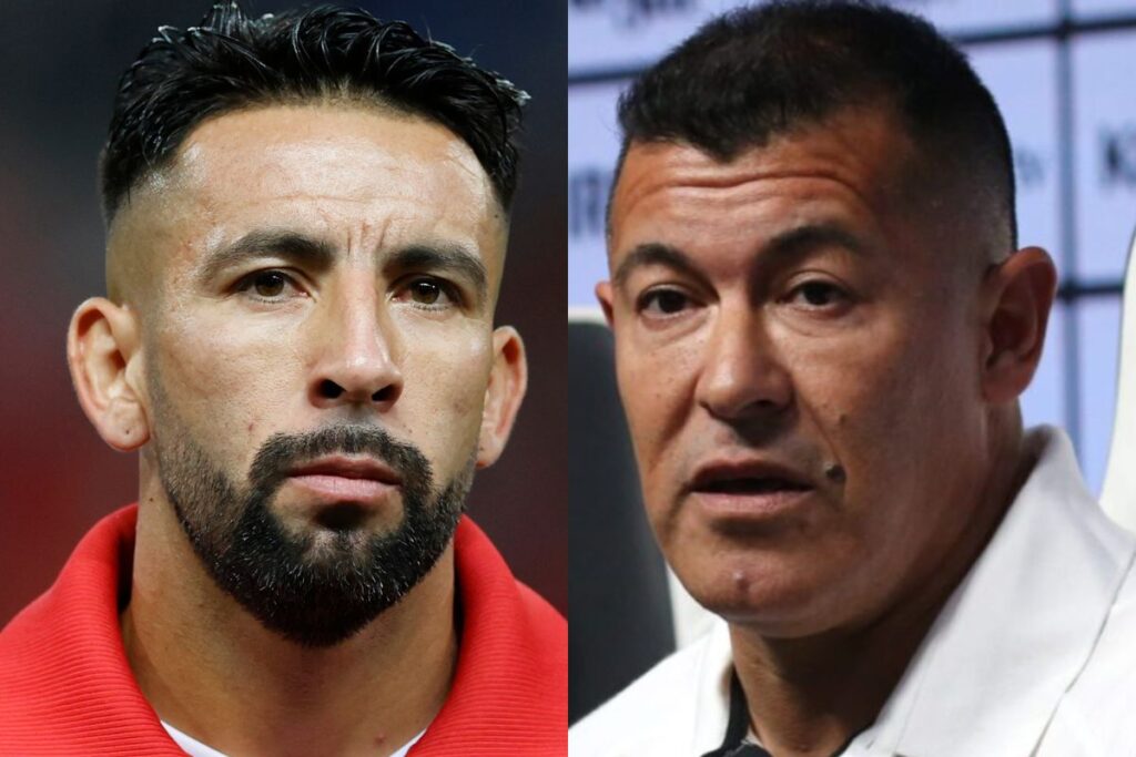 Jorge Almirón sobre Mauricio Isla, Créditos de la foto Agencia Aton y YouTube Colo-Colo