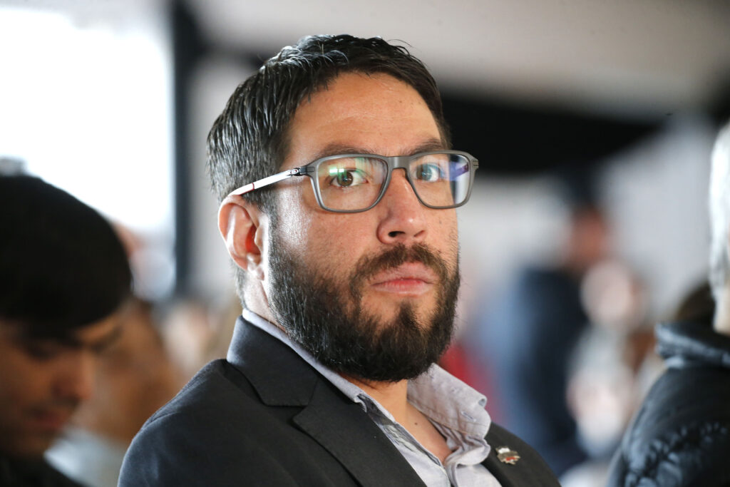 El presidente del Club Social y Deportivo Colo-Colo, Matías Camacho