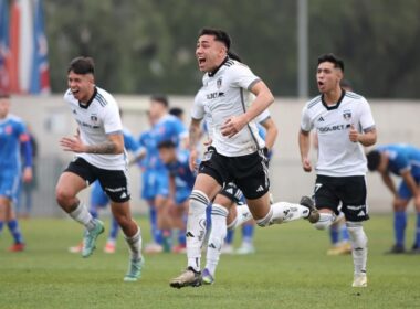 Colo-Colo Proyección celebrando un triunfo frente a Universidad de Chile