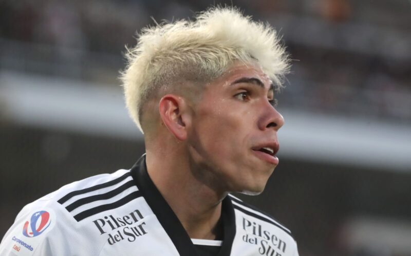 Carlos Palacios con Colo-Colo