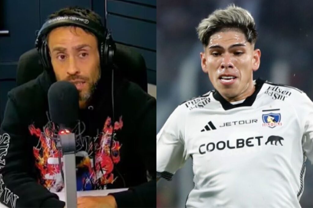 Primer plano de Jorge Valdivia y Carlos Palacios.