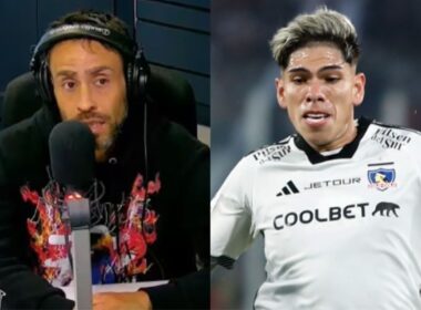 Primer plano de Jorge Valdivia y Carlos Palacios.