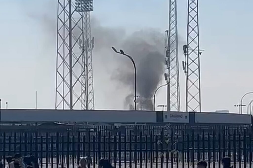 Indicentes provocados por el Arengazo en el Estadio Monumental.