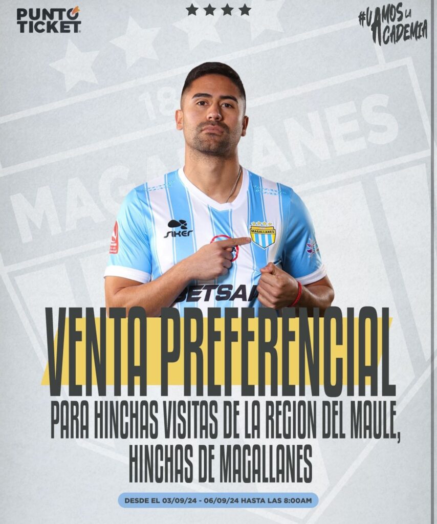 Anuncio de Magallanes sobre Venta Preferencial de entradas.