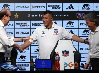 Presentación de Jorge Almirón como nuevo entrenador de Colo-Colo.