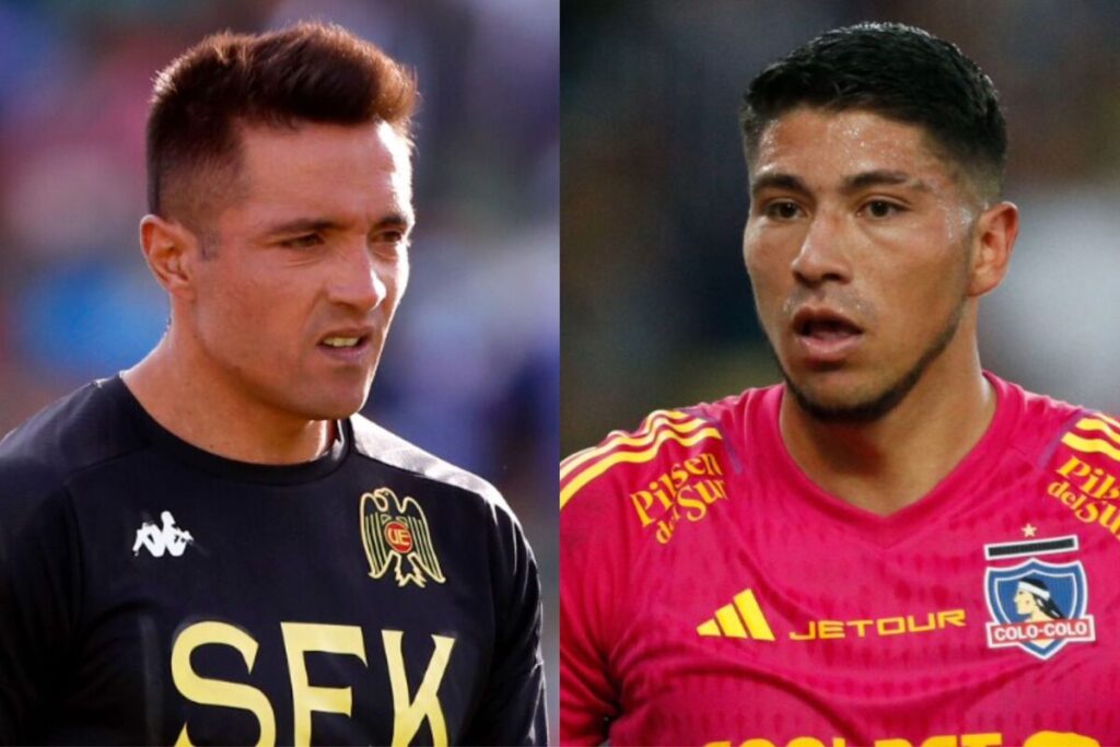 Primer plano de Miguel Pinto y Brayan Cortés.
