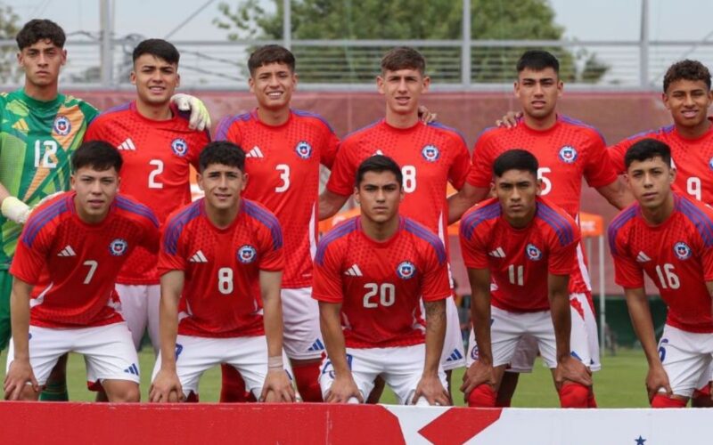 Formación Selección Chilena Sub-20.