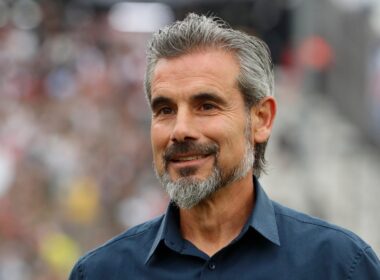 Primer plano a Miguel Ramírez en el Estadio Monumental.