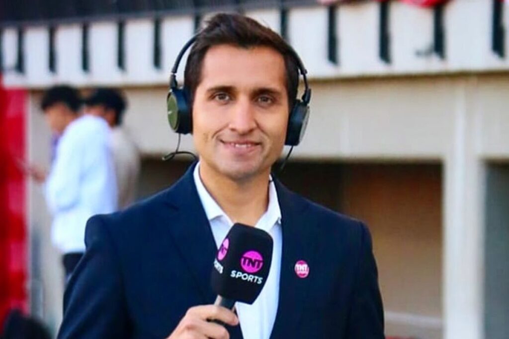 El periodista de TNT Sports, Daniel Arrieta