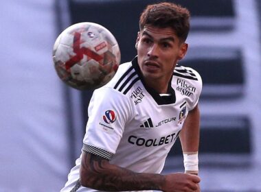 El jugador de Colo-Colo, Erick Wiemberg.