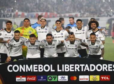 Formación de Colo-Colo vs River Plate en la Copa Libertadores 2024.