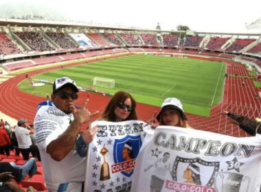 Colo-Colo en el Estadio La Portada.