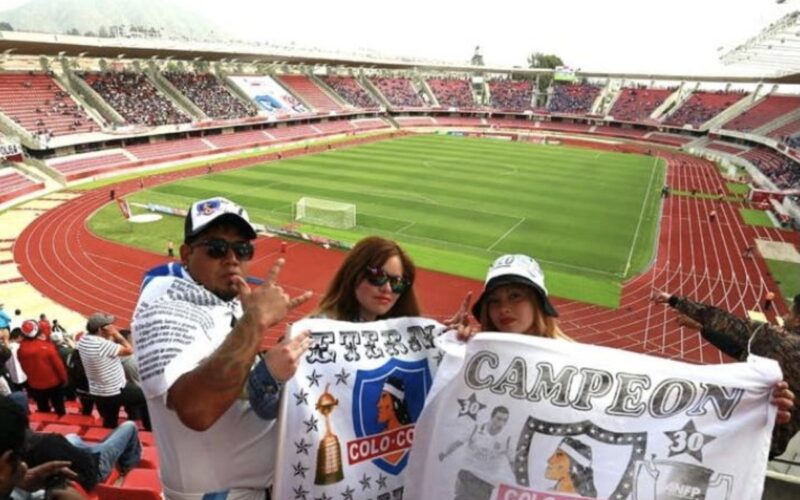 Colo-Colo en el Estadio La Portada.
