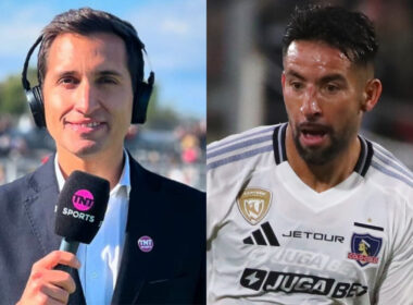 Primer plano de Daniel Arrieta y Mauricio Isla.