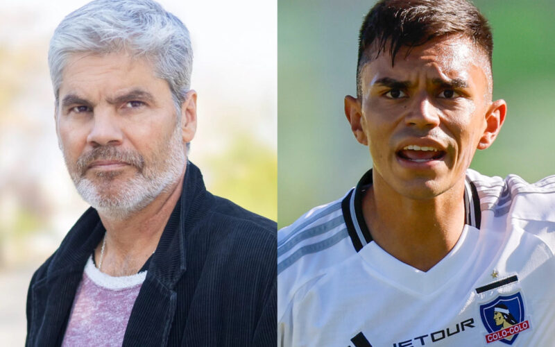 Primer plano de Juan Cristóbal Guarello y Vicente Pizarro.