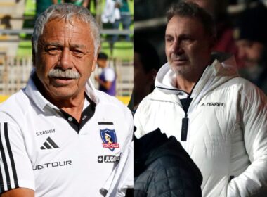 Carlos Caszely y Marcelo Barticciotto