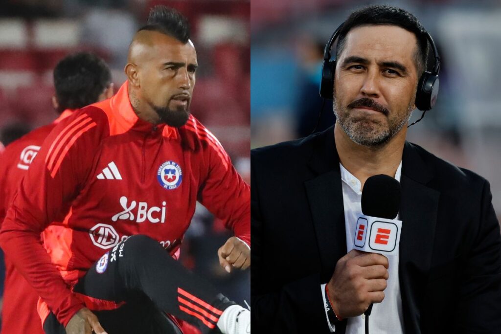 Arturo Vidal y Claudio Bravo