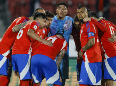 Futbol, Chile vs Ecuador. Primera rueda, clasificatorias al Mundial 2026. El equipo de la seleccion chilena es fotografiado durante el partido clasificatorio al Mundial 2026 contra Ecuador disputado en el estadio Nacional de Santiago, Chile. 25/03/2025 Andres Pina/Photosport Football, Chile vs Ecuador. Round one, 2026 World Cup Qualifiers. Chile’s team are pictured during a 2026 World Cup qualifier match against Ecuador at the National stadium in Santiago, Chile. 25/03/2025 Andres Pina/Photosport