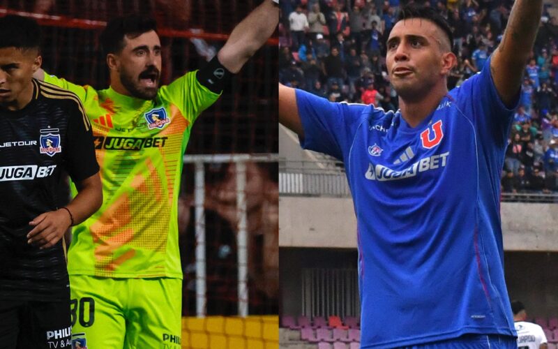 Superclásico entre Colo-Colo y Universidad de Chile.