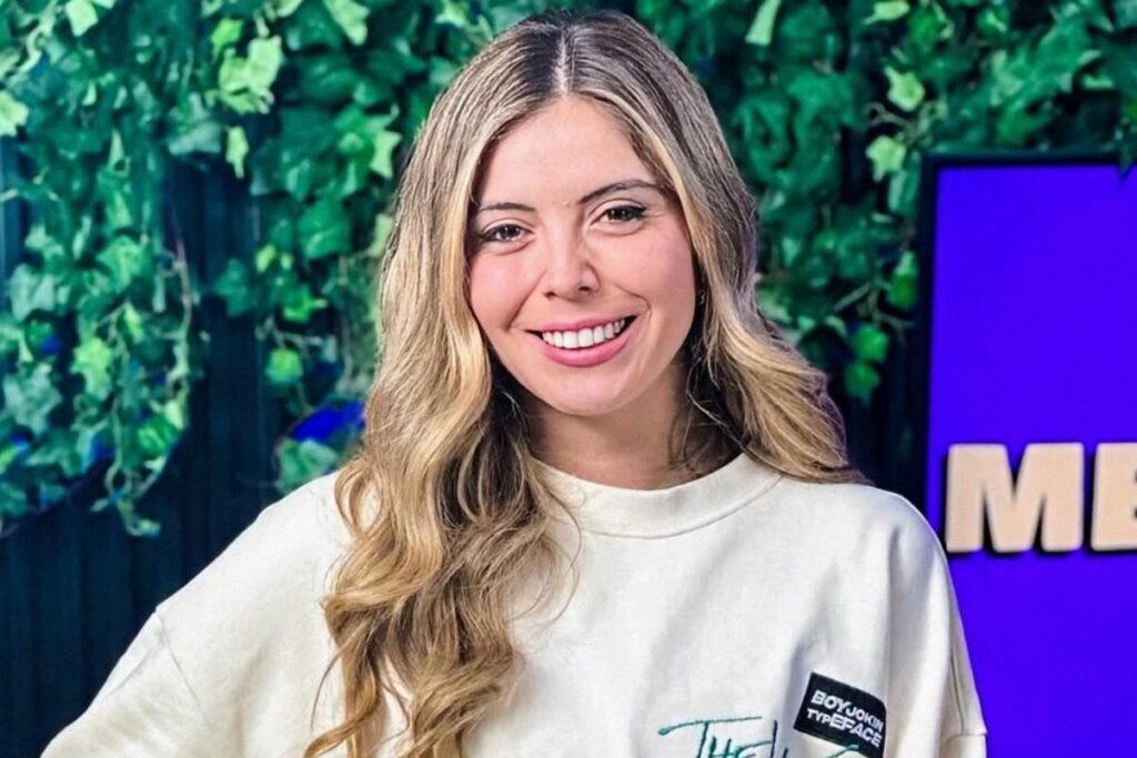 Verónica Bianchi en el estudio de Mediapunta.