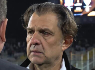 Aníbal Mosa en el partido de Colo-Colo vs Fortaleza.