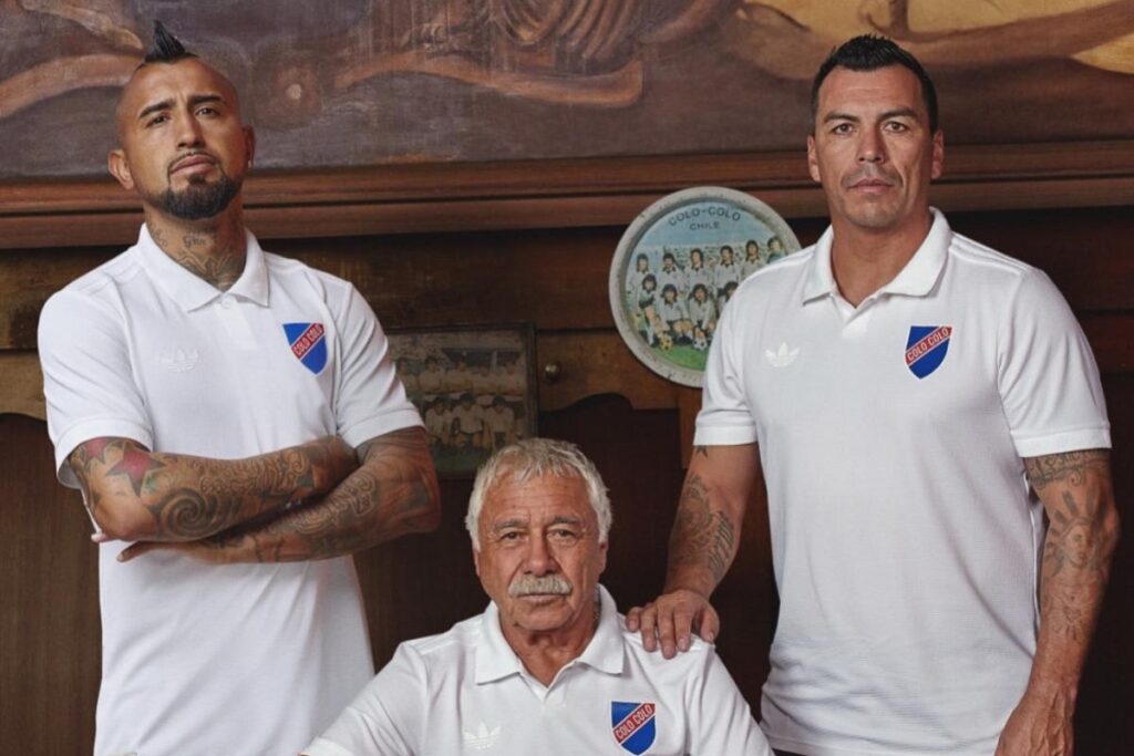 Arturo Vidal, Carlos Caszely y Esteban Paredes