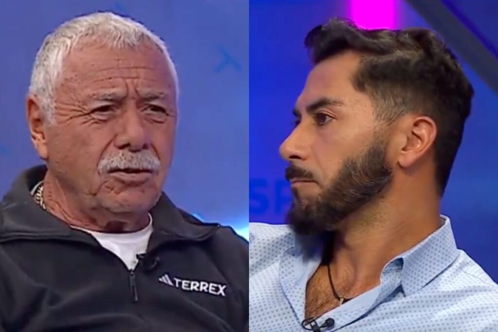 Carlos Caszely frena a Johnny Herrera