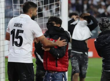 Invasión de hinchas duelo de Colo-Colo vs Fortaleza.