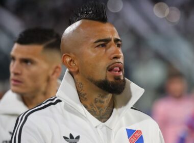 Arturo Vidal en el duelo de Colo-Colo vs Fortaleza