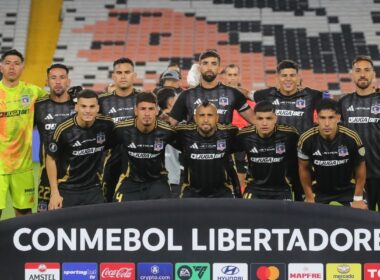 Formación de Colo-Colo frente a Racing Club en Copa Libertadores.