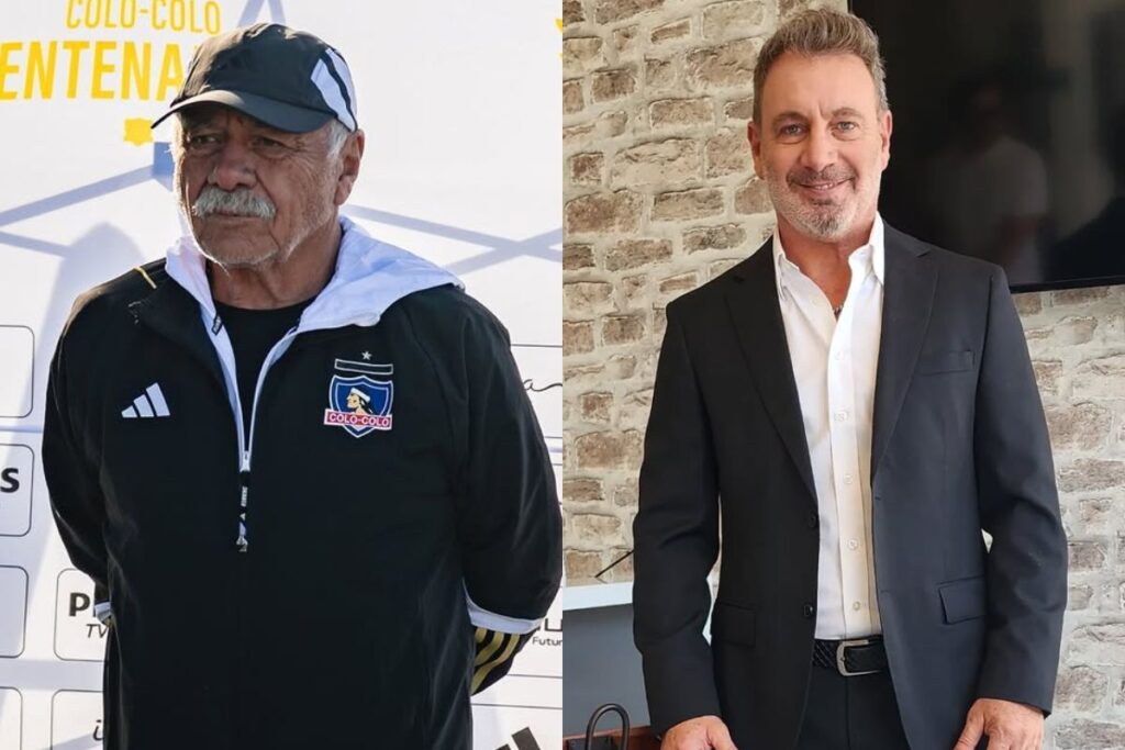 Carlos Caszely y Marcelo Barticciotto.
