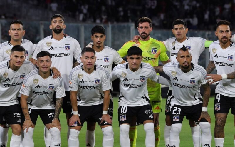 Formación de Colo-Colo frente a Wanderers