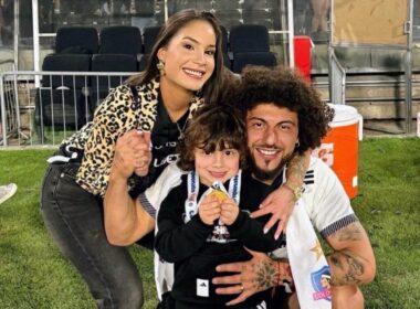 Florencia Pouso, Maximiliano Falcón y Domingo Falcón.