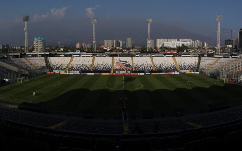 Estadio Monumental vacío.