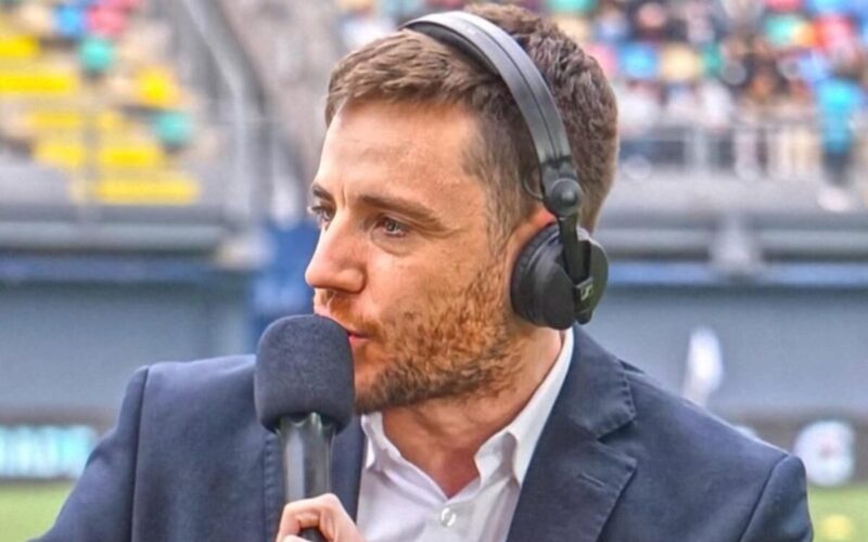 Primer plano a Gonzalo Fouillioux en el Estadio Bicentenario de La Florida.