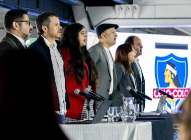 Dirigentes del Club Social y Deportivo Colo-Colo.