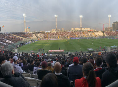 Estadio Monumental durante el partido entre Colo-Colo y Coquimbo Unido por la fecha 9 de la Liga de Primera.